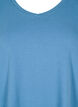 Basic plain cotton t-shirt, Blue, Packshot image number 2