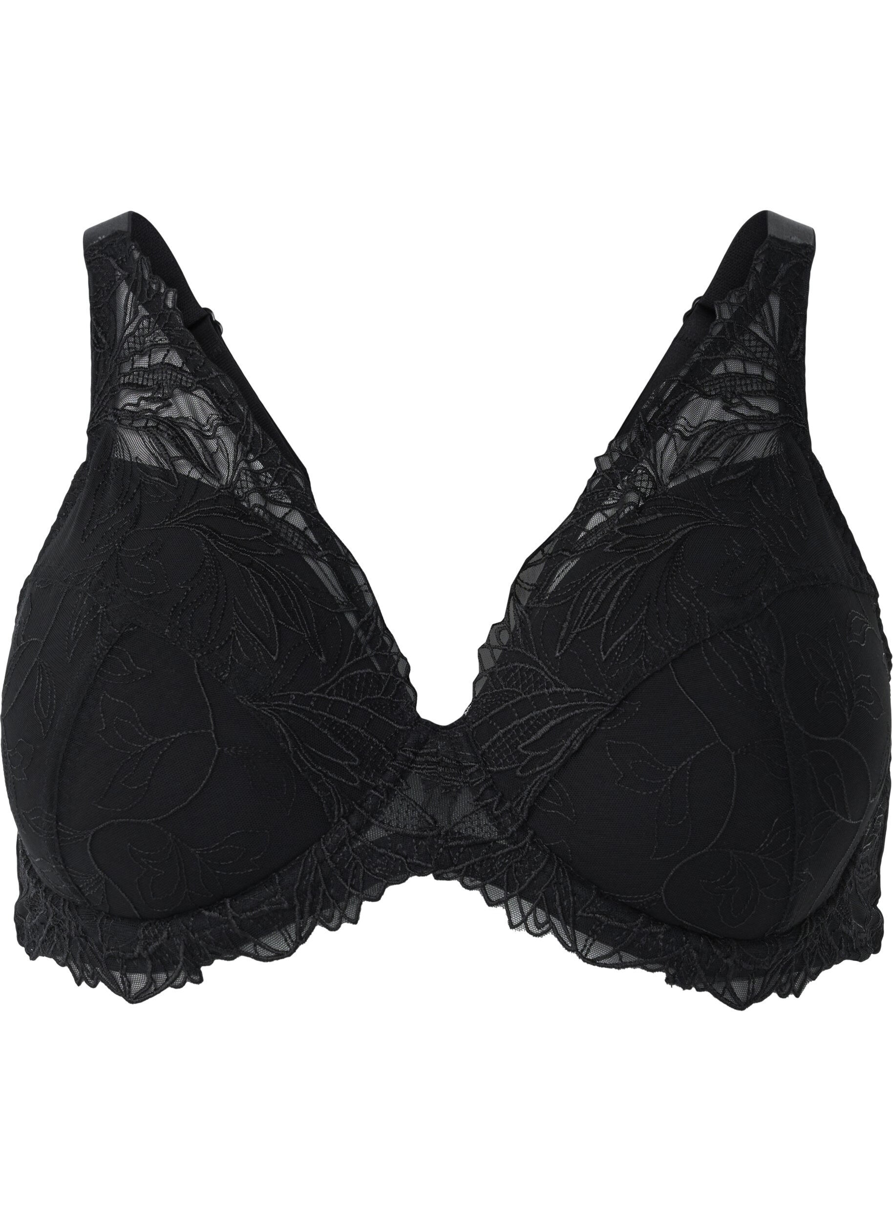 Padded lace bra with underwire