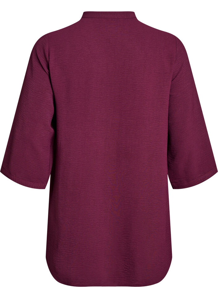 Tunic with 3/4 sleeves, Dark Bordeaux, Packshot image number 1