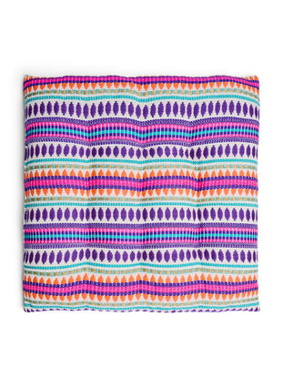 Patterned seat cushion, Purple Comb, Packshot image number 0