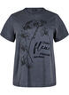Organic cotton T-shirt with print, Grey, Packshot image number 0