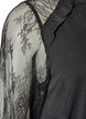 Tunic with sheer lace sleeves, Black, Packshot image number 3