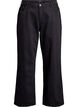 Wide leg jeans with high waist, Black, Packshot image number 0