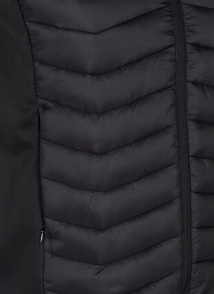 Padded vest with pockets, Black, Packshot image number 3