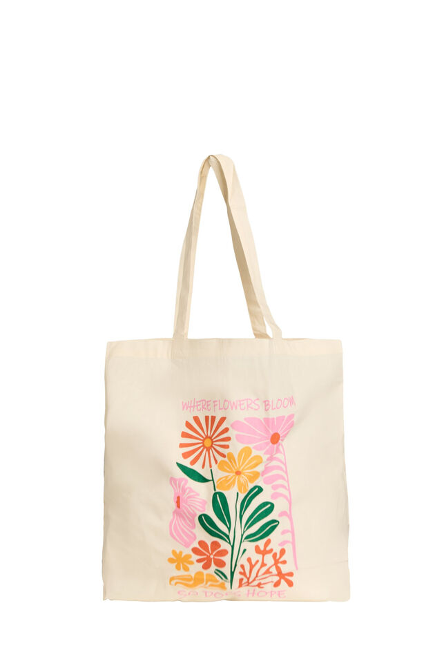 Tote bag with print, Pink, Packshot image number 0