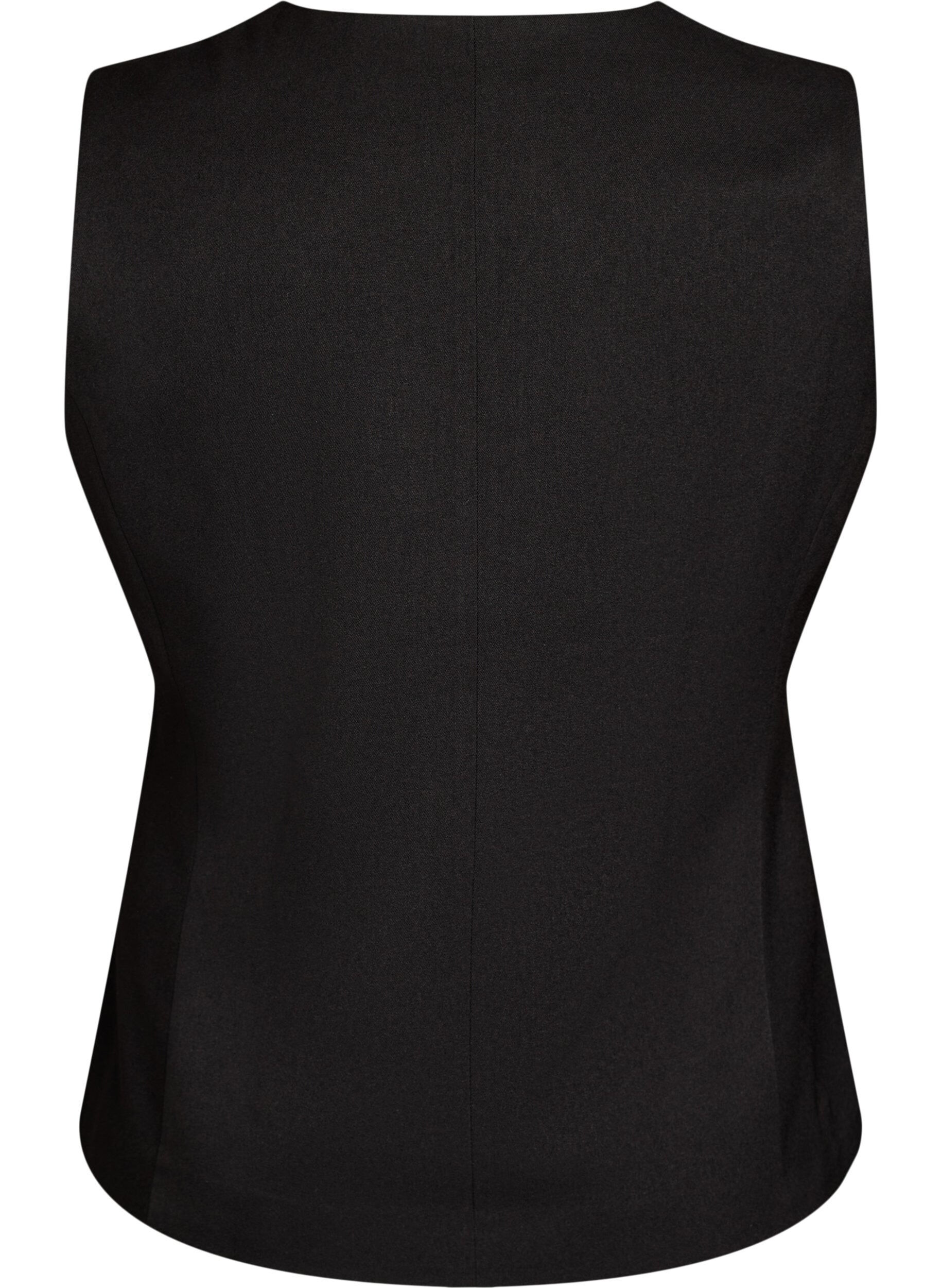 ZizzifashionWaistcoat with button closure, Black, Packshot image number 1