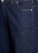 Straight fit jeans with wide legs and turn-ups, Blue, Packshot image number 2
