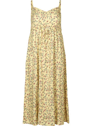 Dress , YELLOW FLOWER PRINT, Packshot image number 0