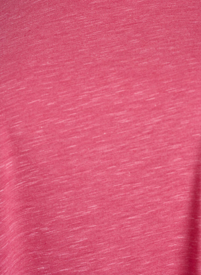 Loose workout t-shirt with short sleeves, Pink, Packshot image number 2