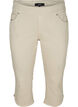 Close fitting cotton blend capris, Rainy Day, Packshot image number 0