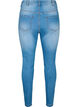 Jeggings with back pockets, Blue denim, Packshot image number 1