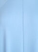 Knit blouse with round neck and knitted pattern, Light Blue, Packshot image number 2