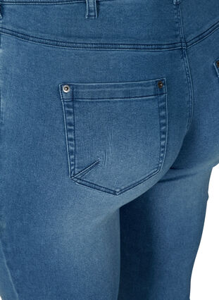 Slim fit Emily jeans with regular waist, Blue denim, Packshot image number 3