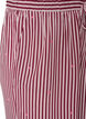 Loose night trousers with stripes and hearts, Dark Bordeaux, Packshot image number 2