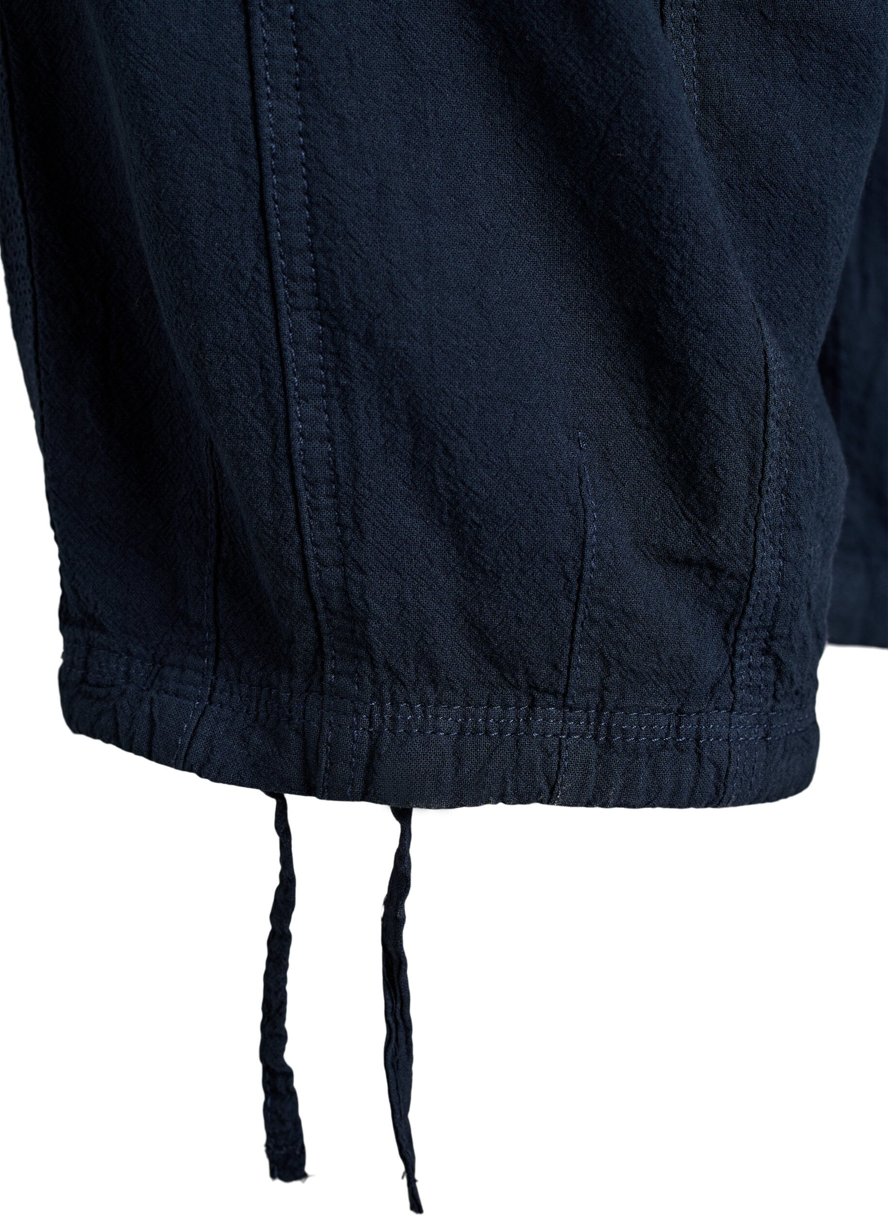 Zizzifashion Cotton Capri trousers, Blue, Packshot image number 3