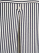 Long striped shirt with button detail on the back, Blue, Packshot image number 4