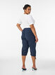 Cotton Capri trousers, Blue, Model image number 1