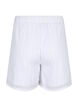 Shorts with textured fabric, Bright White, Packshot image number 1