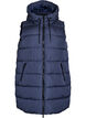 Long vest with hood and pockets, Blue, Packshot image number 0