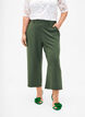 7/8 pants with loose fit, Green, Model image number 2
