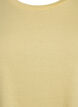 Short sleeve cotton blend T-shirt, Yellow, Packshot image number 2