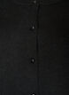 Cardigan with a wide lace hem, Black, Packshot image number 2