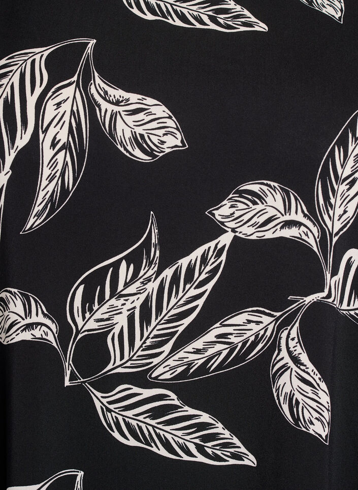 Dress in viscose with cutline, Black, Packshot image number 2