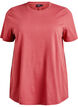 Basic cotton T-shirt with round neck, Red, Packshot image number 0