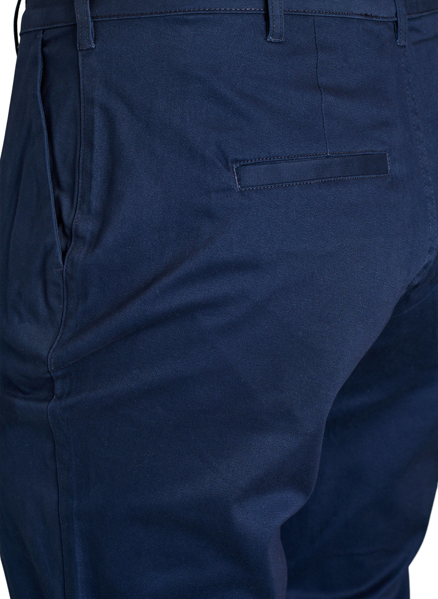 Zizzifashion Cotton chinos, Blue, Packshot image number 3