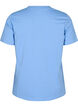 Basic cotton T-shirt with round neck, Light Blue, Packshot image number 1