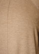 Short knitted dress with raglan sleeves and a centre seam, Beige, Packshot image number 2