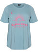 T-shirt with motif, Blue, Packshot image number 0