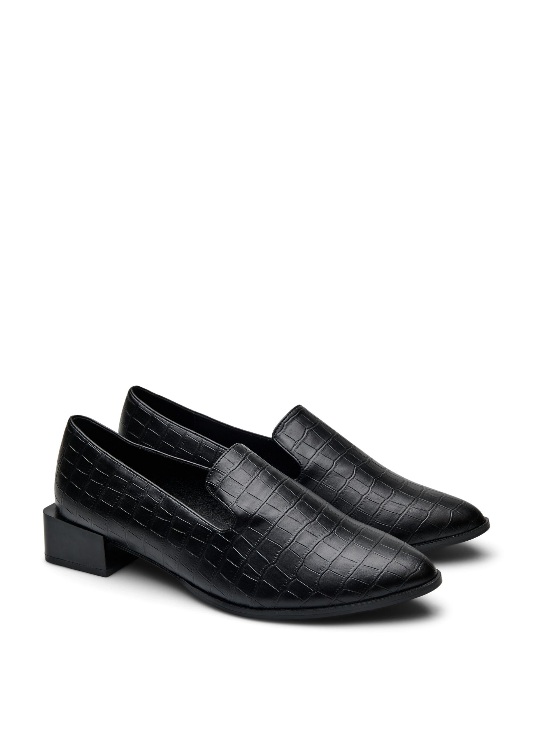 Zizzifashion Wide fit - Loafers with glitter, Black, Packshot image number 1