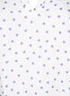 Cotton dress with heart print, Bright White Heart, Packshot image number 2
