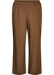 Trousers with glitter and wide legs, Brown, Packshot image number 0