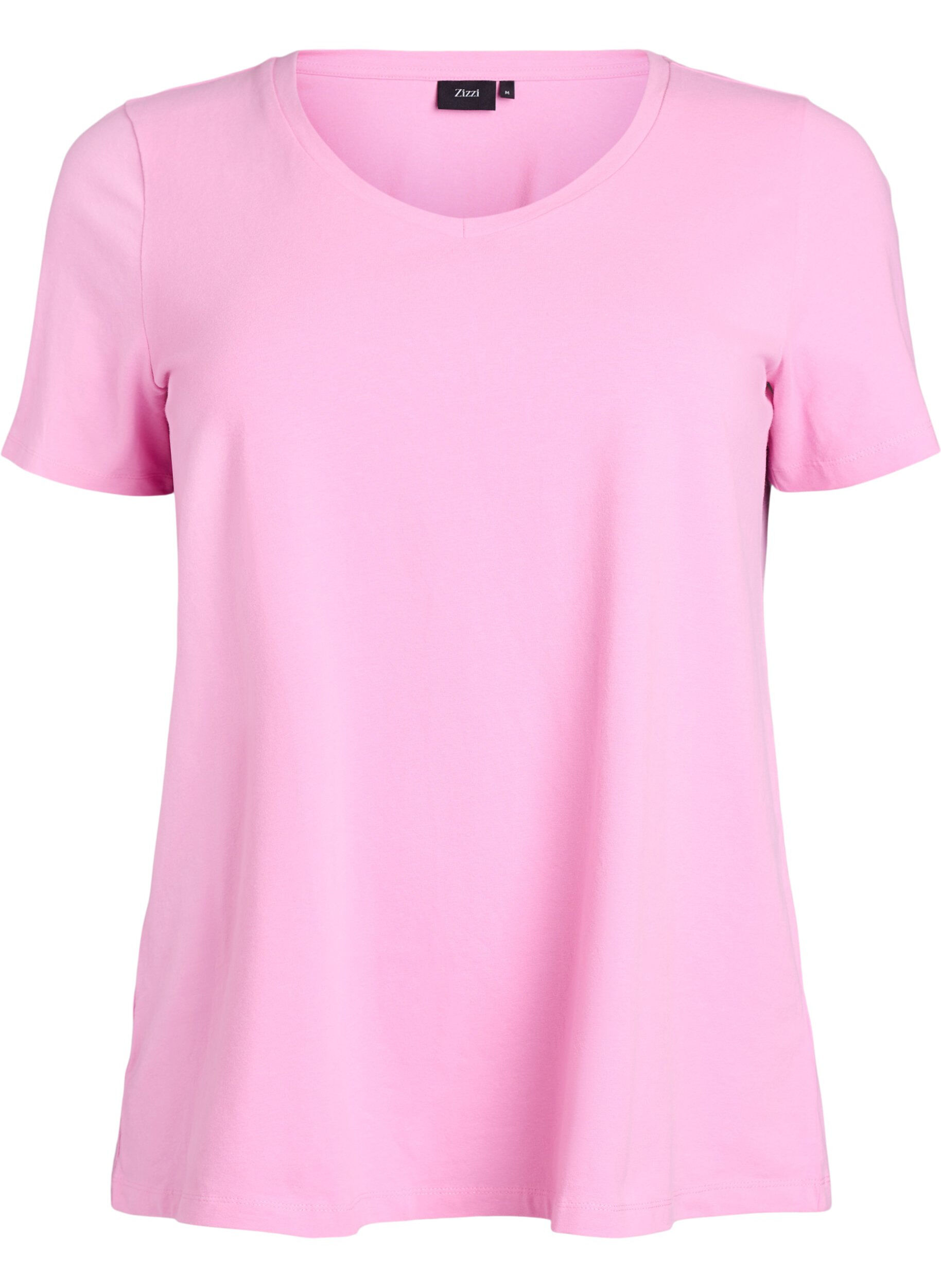 Basic plain cotton t-shirt