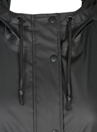 Rain jacket, Black, Packshot image number 2