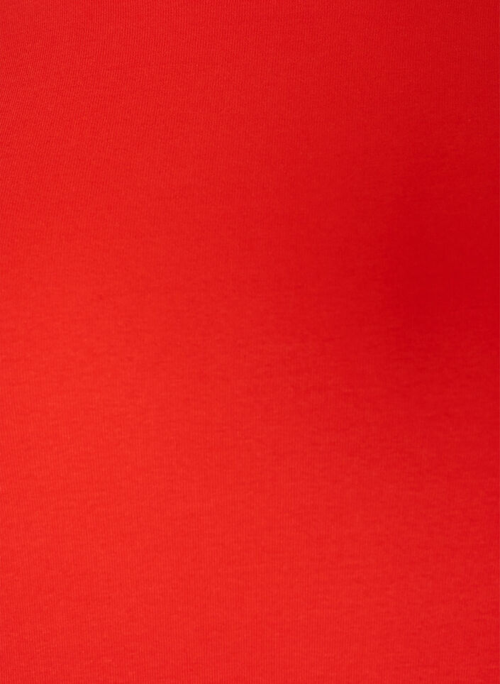 Long-sleeved basic T-shirt with a round neck, Red, Packshot image number 2