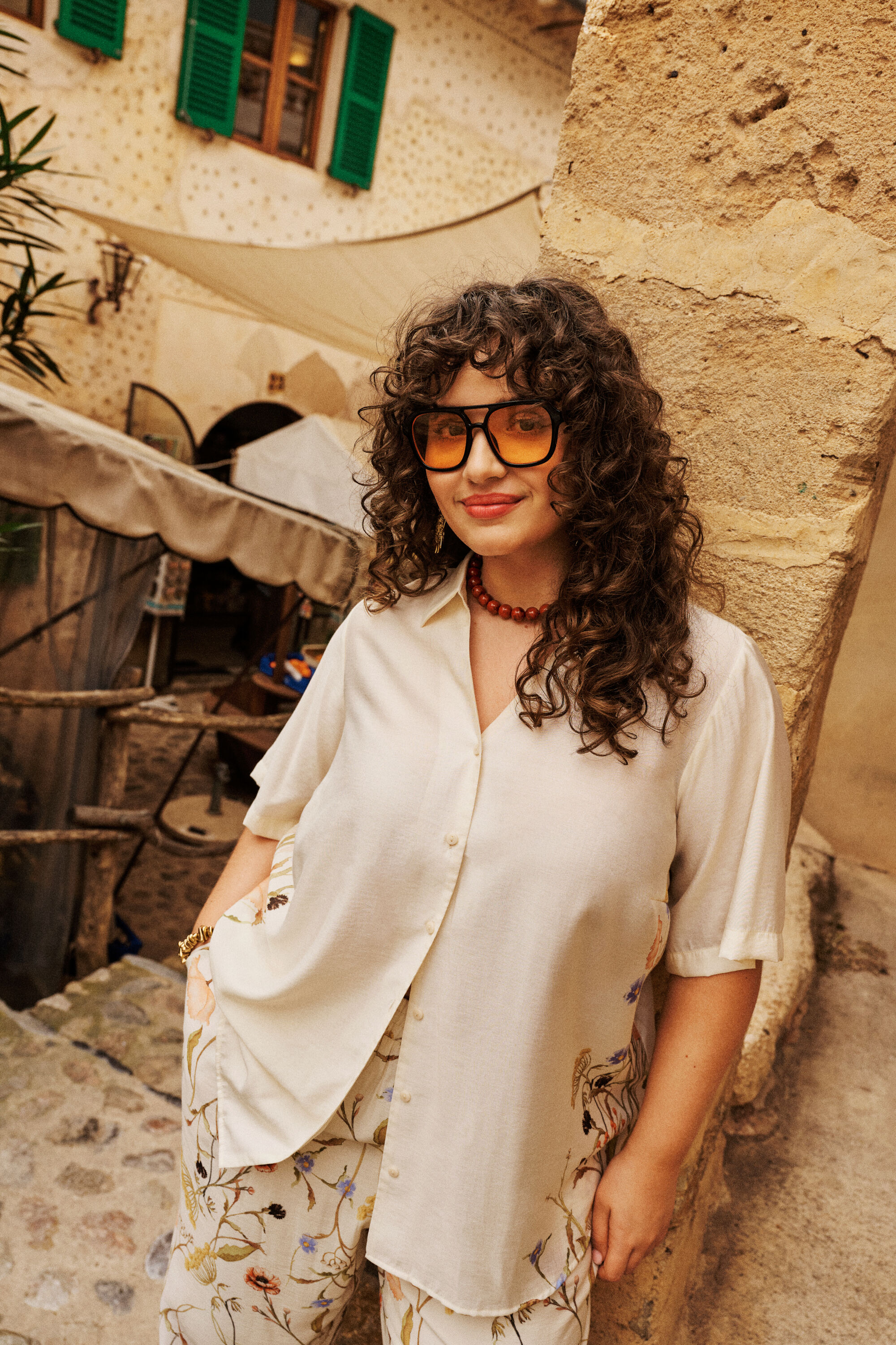 Zizzifashion Romantic Mediterranean elegance, , Model