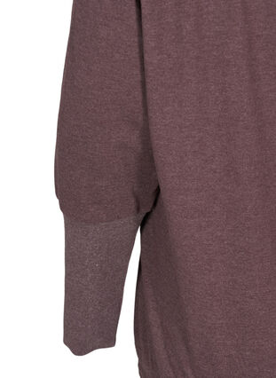 Sweatshirt with a drawstring hem, Fudge Mel. , Packshot image number 3
