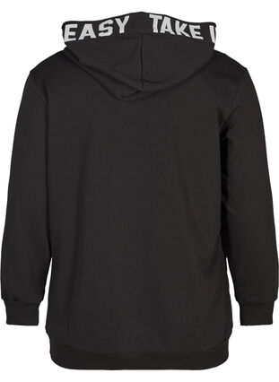 Hooded sweatshirt, Black, Packshot image number 1