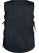 Sleeveless top with tie detail at the sides, Black, Packshot image number 1