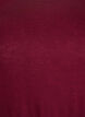 Long-sleeved blouse in wool and viscose, Dark Bordeaux, Packshot image number 2