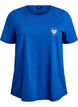 T-shirt with motif, Blue, Packshot image number 0