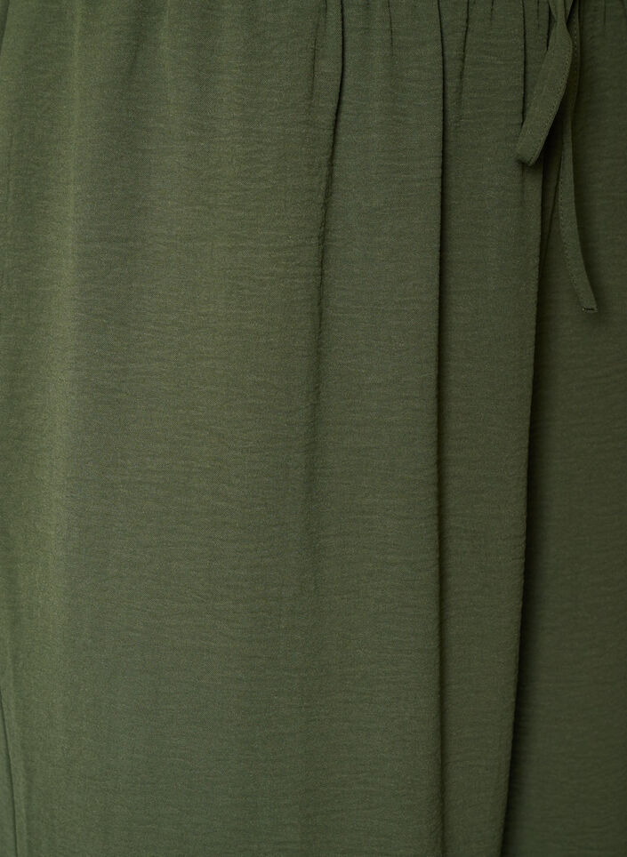 High-waisted balloon trousers, Green, Packshot image number 2