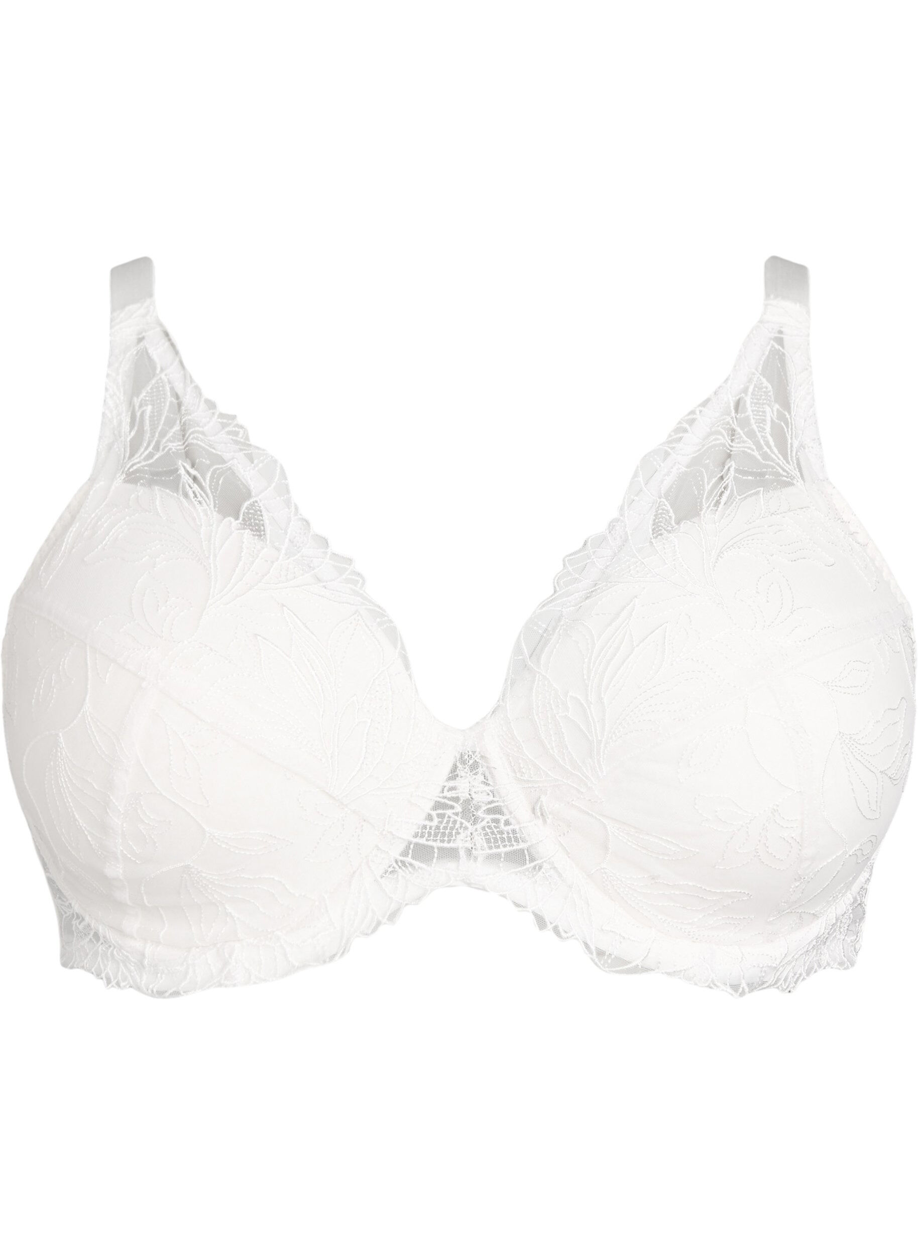 Padded lace bra with underwire