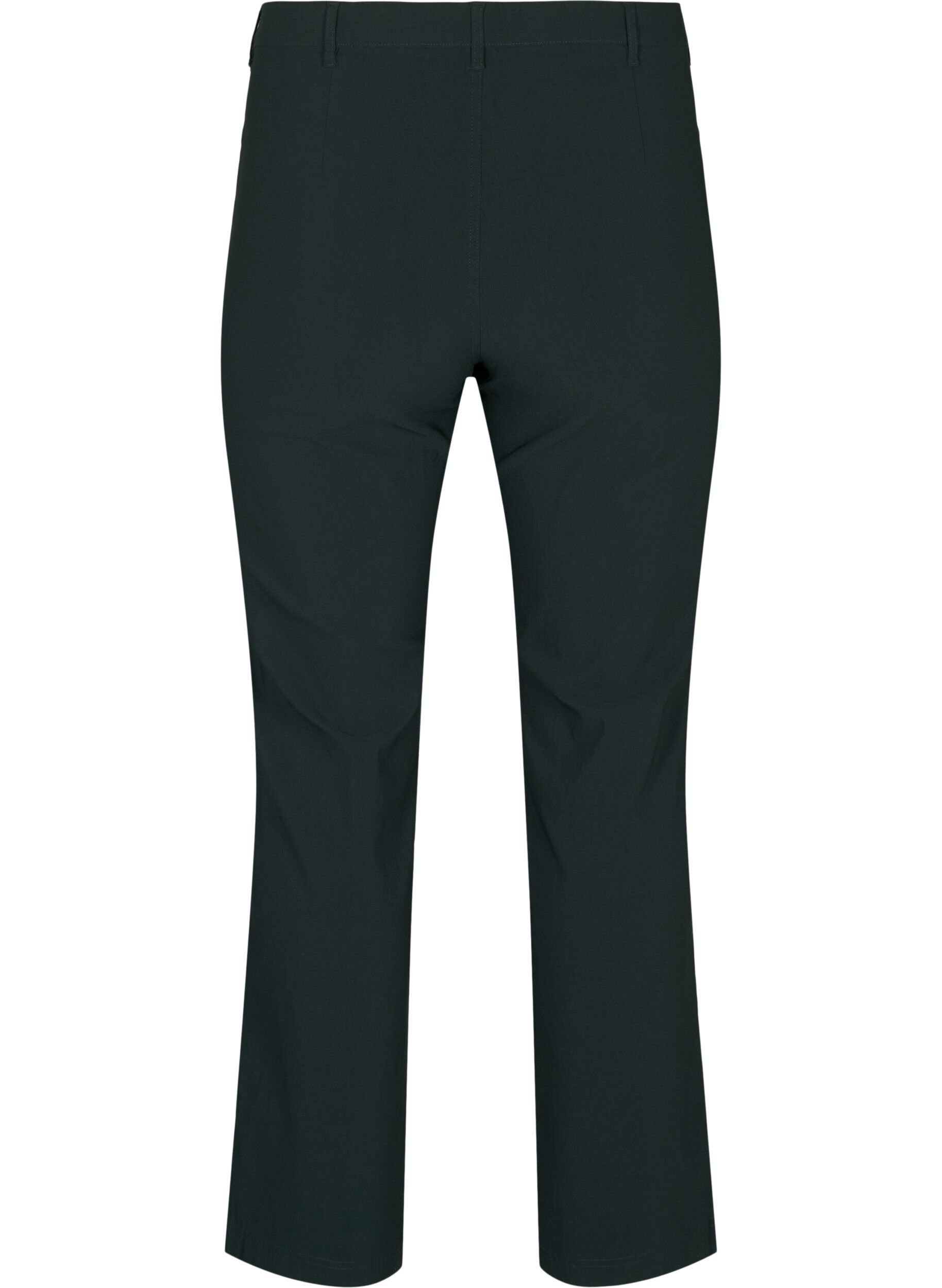 Zizzifashion Classic viscose blend trousers, Green, Packshot image number 1