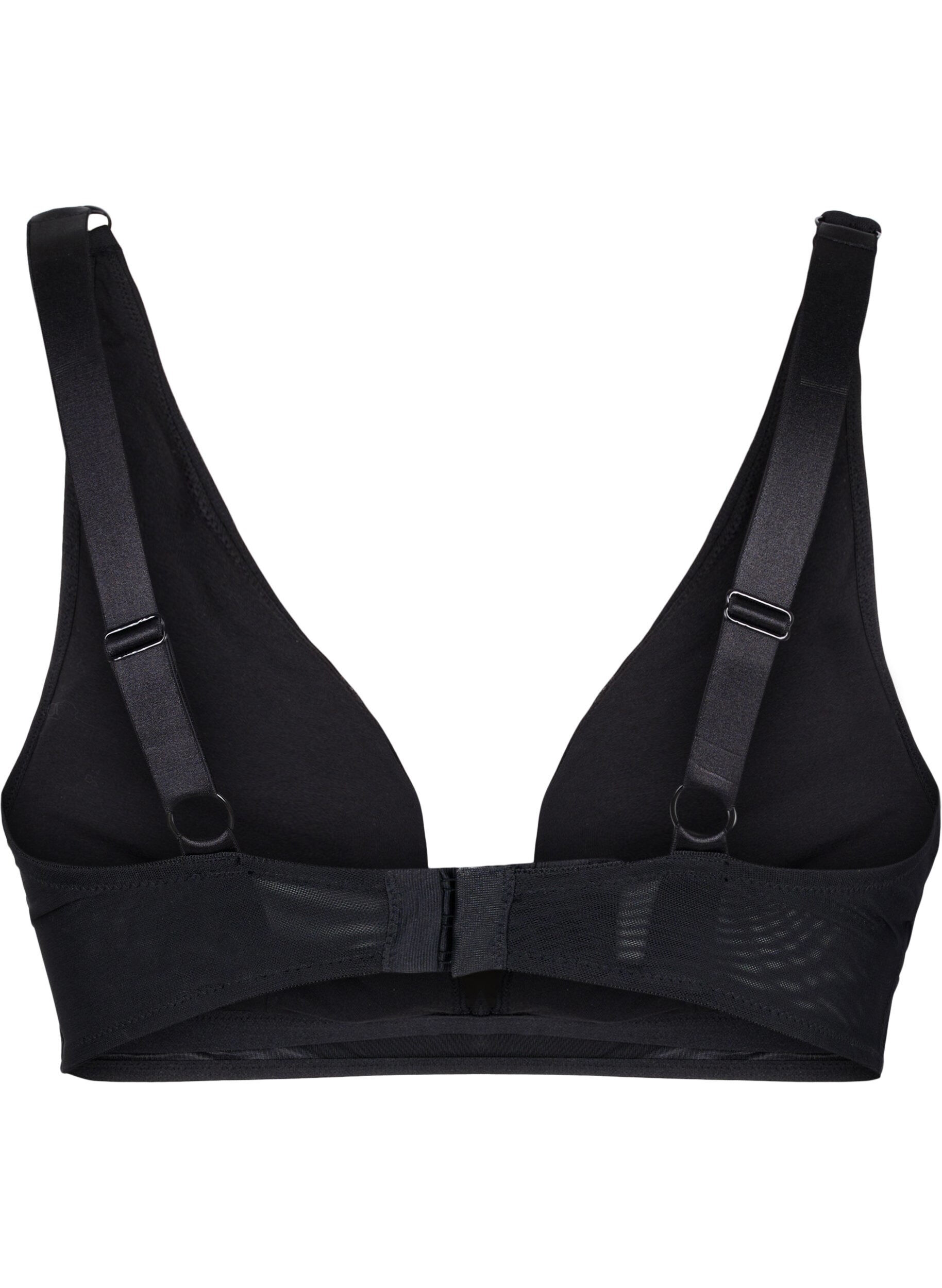 Zizzifashion Bra with removable padding, Black, Packshot image number 1