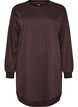 Loose sweatshirt dress with pockets, Brown, Packshot image number 0