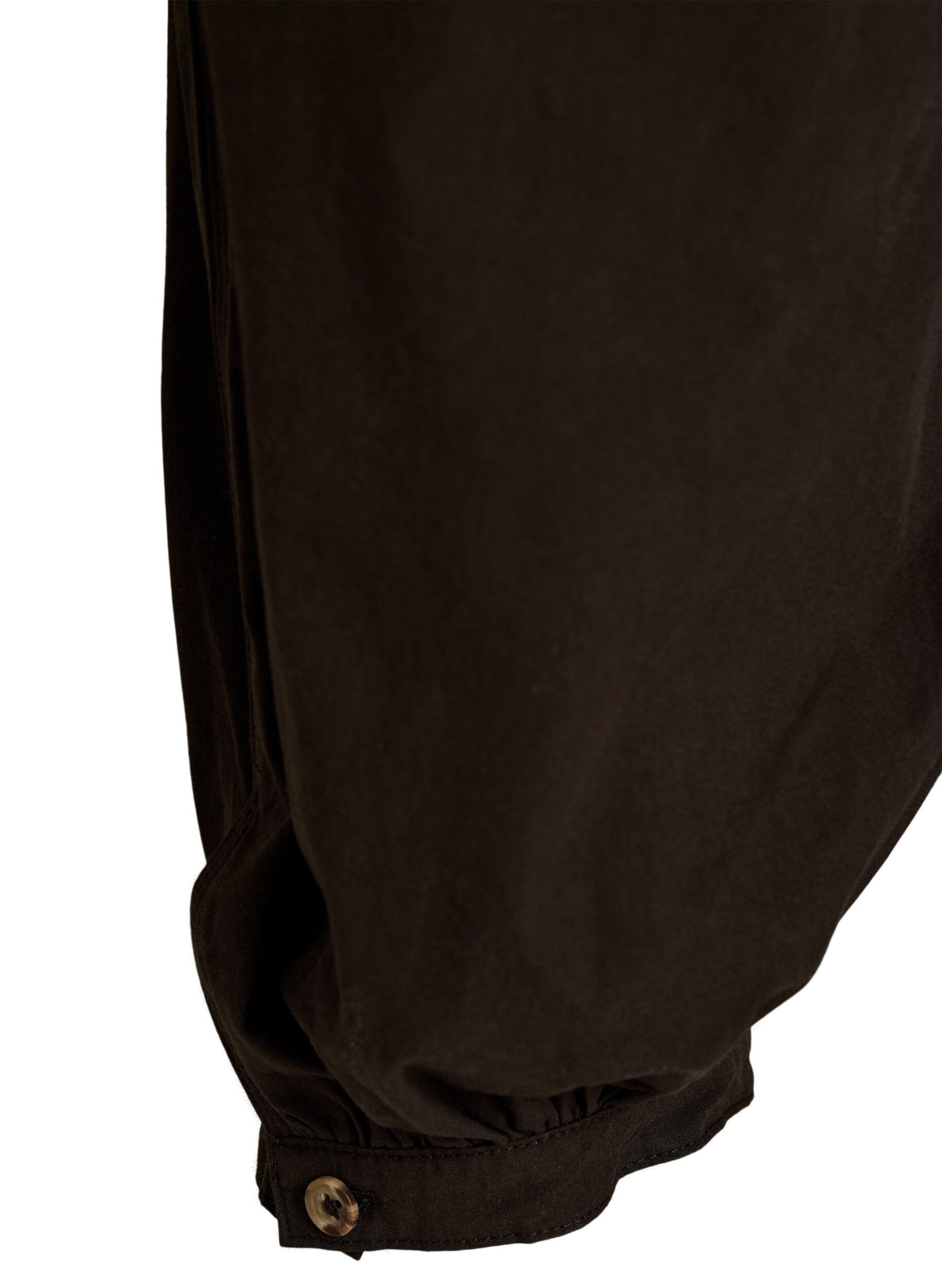 Zizzifashion High-waisted cotton balloon trousers, Brown, Packshot image number 3